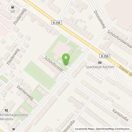 Standortübersicht der Tankstelle STAWAG - Stadt- und Städteregionswerke Aachen AG in 52078 Aachen