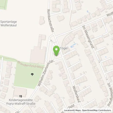 Standortübersicht der Tankstelle STAWAG - Stadt- und Städteregionswerke Aachen AG in 52078 Aachen