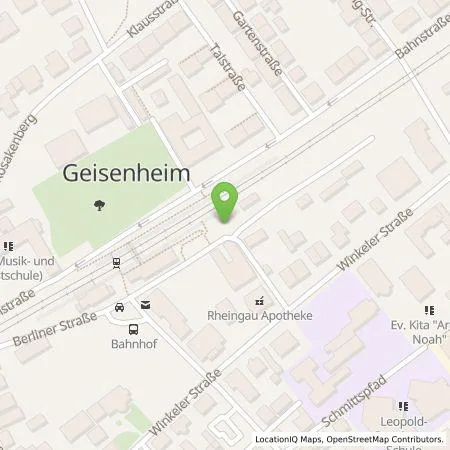 Standortübersicht der Tankstelle Mer Germany GmbH in 65366 Geisenheim