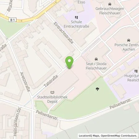 Standortübersicht der Tankstelle STAWAG - Stadt- und Städteregionswerke Aachen AG in 52068 Aachen