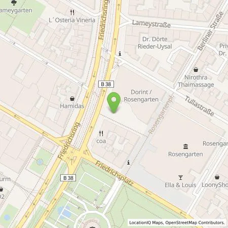 Standortübersicht der Tankstelle MVV Energie AG in 68161 Mannheim