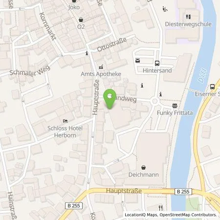 Standortübersicht der Tankstelle GreenCharge GmbH in 35745 Herborn