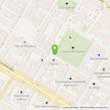 Standortübersicht der Tankstelle MVV Energie AG in 68161 Mannheim