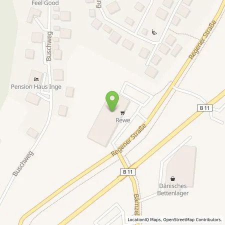 Standortübersicht der Tankstelle EnBW mobility+ AG und Co.KG in 94227 Zwiesel