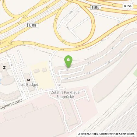 Standortübersicht der Tankstelle TankE GmbH in 50679 Köln