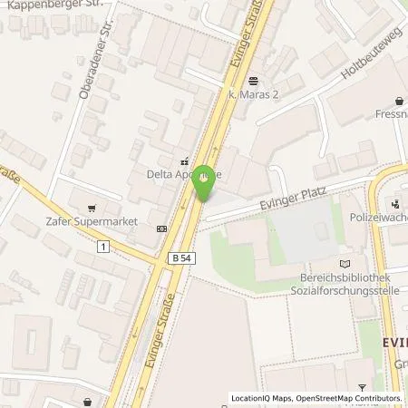 Standortübersicht der Tankstelle E.ON Drive Infrastructure GmbH in 44339 Dortmund