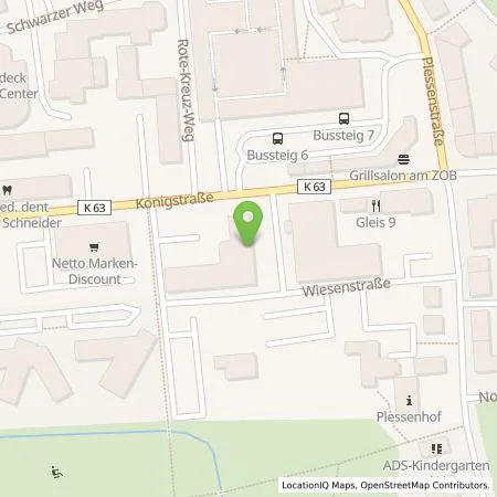 Standortübersicht der Tankstelle Stadtwerke SH GmbH & Co. KG in 24837 Schleswig