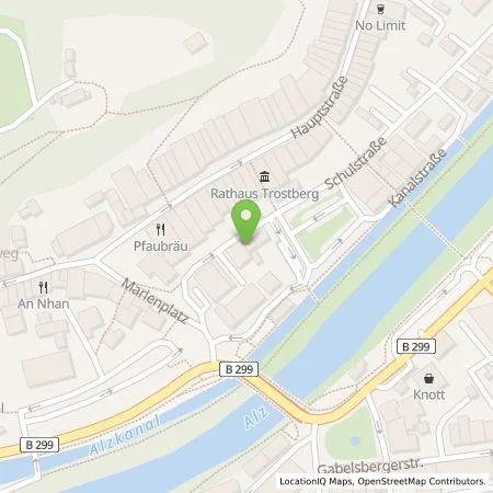 Standortübersicht der Tankstelle Stadtwerke Trostberg GmbH & Co. KG in 83308 Trostberg