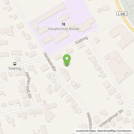 Standortübersicht der Tankstelle Wittkötter Vermögensverwaltungs GbR in 32257 Bünde