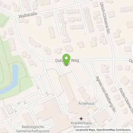 Standortübersicht der Tankstelle Energiegenossenschaft für Wittmund eG in 26409 Wittmund