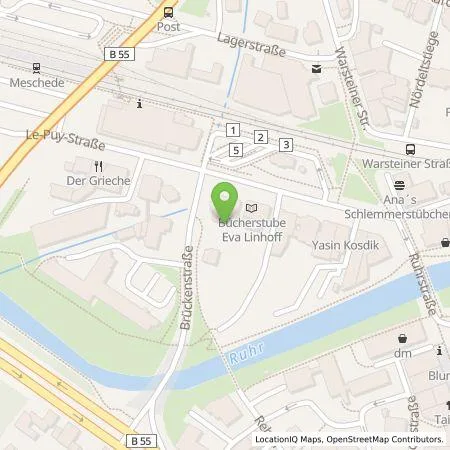 Standortübersicht der Tankstelle Westenergie Metering GmbH in 59872 Meschede