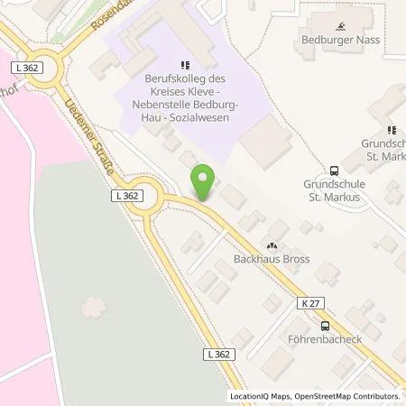 Standortübersicht der Tankstelle Westenergie Metering GmbH in 47551 Bedburg-Hau