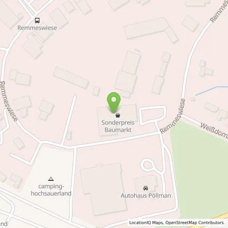 Standortübersicht der Tankstelle Sauerland Energie GbR in 59955 Winterberg