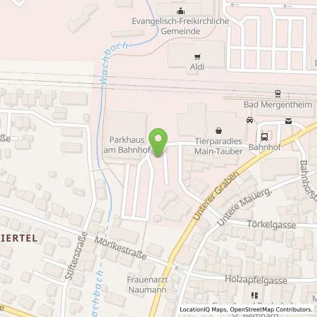 Standortübersicht der Tankstelle Regioladen+ GmbH & Co.KG in 97980 Bad Mergentheim