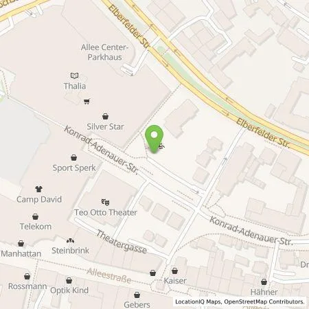 Standortübersicht der Tankstelle Park Service Remscheid GmbH in 42853 Remscheid