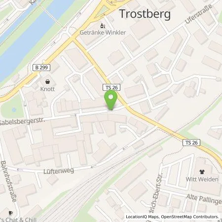 Standortübersicht der Tankstelle Stadtwerke Trostberg GmbH & Co. KG in 83308 Trostberg