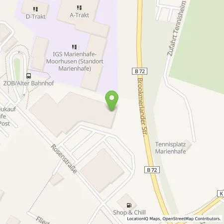 Standortübersicht der Tankstelle EDEKA-MIHA Charge GmbH in 26529 Marienhafe