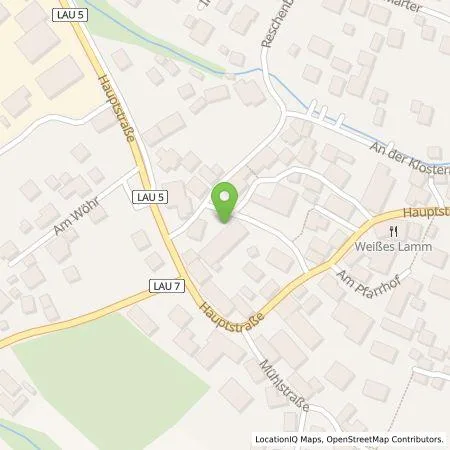 Standortübersicht der Tankstelle HEWA GmbH in 91238 Engelthal