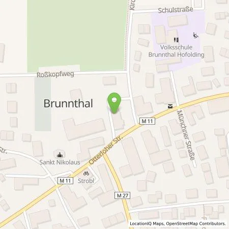 Standortübersicht der Tankstelle Gemeinde Brunnthal in 85649 Brunnthal