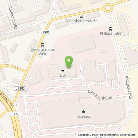 Standortübersicht der Tankstelle Lidl Dienstleistung GmbH & Co. KG in 35576 Wetzlar