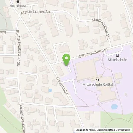 Standortübersicht der Tankstelle N-ERGIE Aktiengesellschaft in 90574 Roßtal