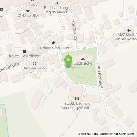 Standortübersicht der Tankstelle Stadtwerke Rotenburg (Wümme) GmbH in 27356 Rotenburg (Wümme)