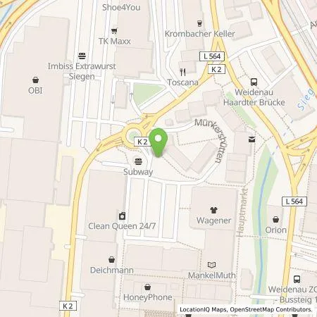 Standortübersicht der Tankstelle schnellDC - Sabine Schmiemann in 57076 Siegen