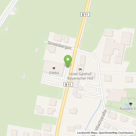 Standortübersicht der Tankstelle EDEKA Südbayern Handels Stiftung & Co KG in 82494 Krün