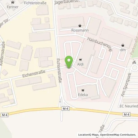 Standortübersicht der Tankstelle EDEKA Südbayern Handels Stiftung & Co KG in 82061 Neuried