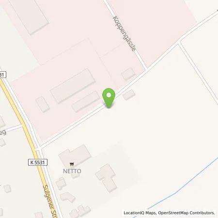 Standortübersicht der Tankstelle Hess Montagen und Bauelemente GmbH in 78733 Aichhalden