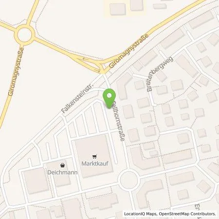 Standortübersicht der Tankstelle EDEKA Südbayern Handels Stiftung & Co KG in 86830 Schwabmünchen