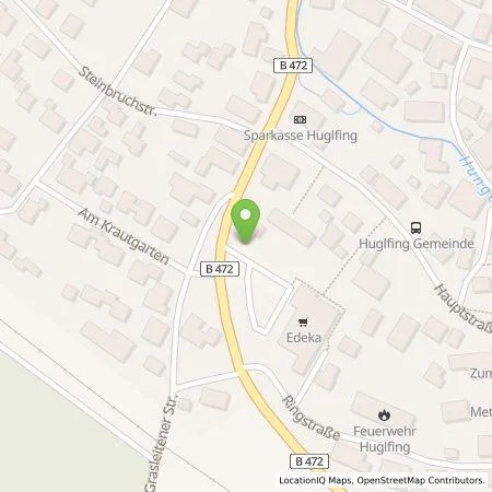 Standortübersicht der Tankstelle EDEKA Südbayern Handels Stiftung & Co KG in 82386 Huglfing