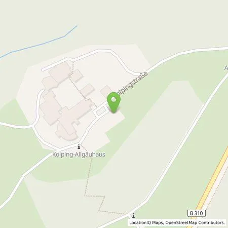 Standortübersicht der Tankstelle Kolping-Familienferienwerk Diözesanverband Augsburg e.V. in 87497 Wertach