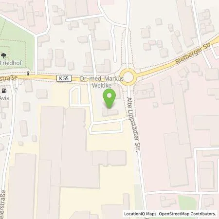 Standortübersicht der Tankstelle EDEKA-MIHA Charge GmbH in 33449 Langenberg