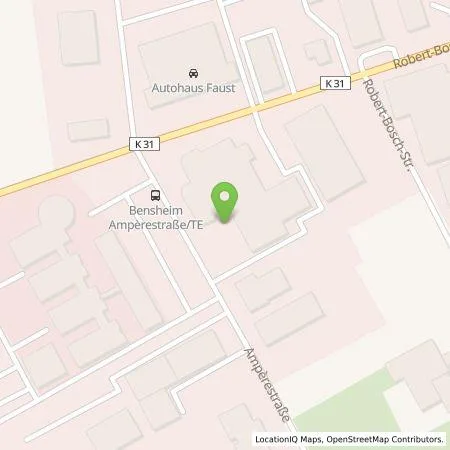 Standortübersicht der Tankstelle ENGIE Deutschland GmbH in 64625 Bensheim