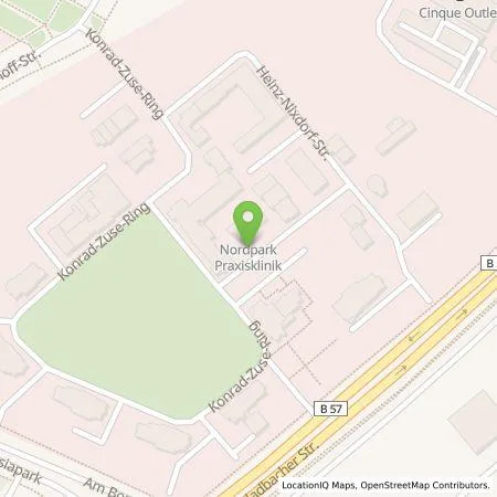 Standortübersicht der Tankstelle NEW Niederrhein Energie und Wasser GmbH in 41179 Mönchengladbach