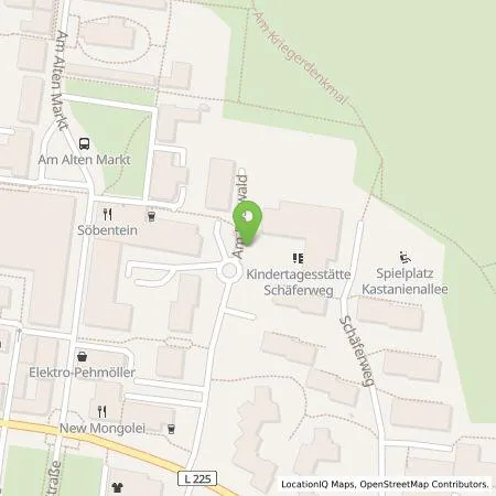 Standortübersicht der Tankstelle EM1 GmbH in 22926 Ahrensburg