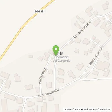 Standortübersicht der Tankstelle Bernhard Mayer in 94486 Osterhofen