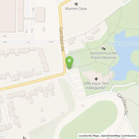 Standortübersicht der Tankstelle NEW Niederrhein Energie und Wasser GmbH in 41065 Mönchengladbach