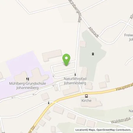 Standortübersicht der Tankstelle Stadtwerke Aschaffenburg in 63867 Johannesberg