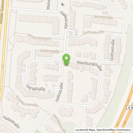 Standortübersicht der Tankstelle Energie- und Wasserversorgung Bonn/Rhein-Sieg GmbH in 53125 Bonn