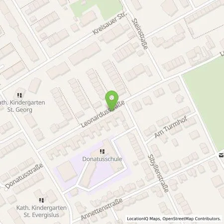 Standortübersicht der Tankstelle Energie- und Wasserversorgung Bonn/Rhein-Sieg GmbH in 53175 Bonn