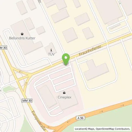 Standortübersicht der Tankstelle IONITY GmbH in 87700 Memmingen