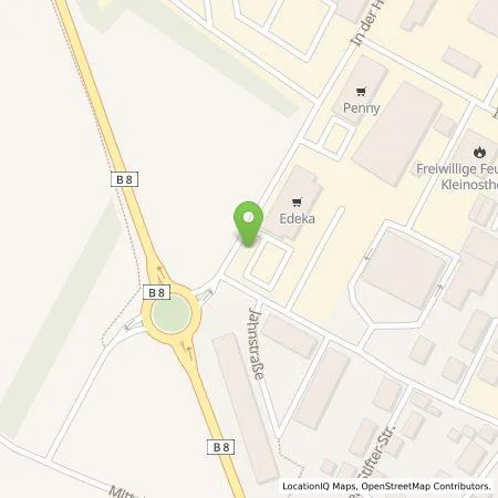 Standortübersicht der Tankstelle Shell Deutschland GmbH in 63801 Kleinostheim