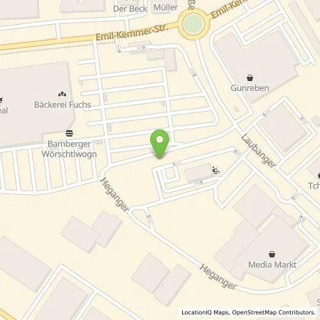 Standortübersicht der Tankstelle Shell Deutschland GmbH in 96103 Hallstadt