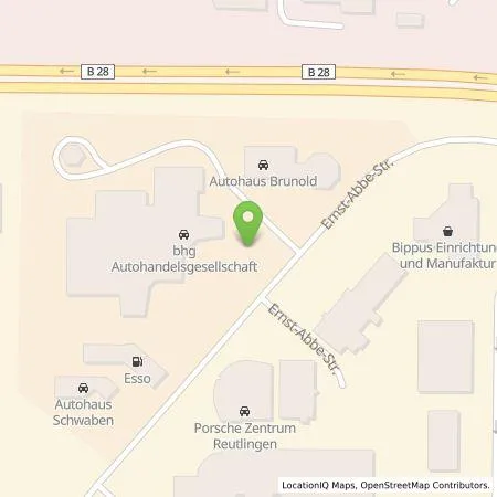 Standortübersicht der Tankstelle EnBW mobility+ AG und Co.KG in 72770 Reutlingen