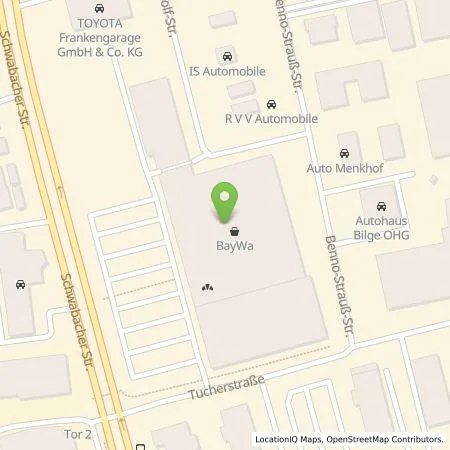 Standortübersicht der Tankstelle EnBW mobility+ AG und Co.KG in 90763 Fürth