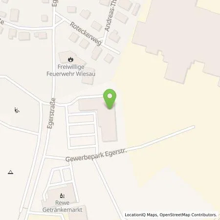 Standortübersicht der Tankstelle EnBW mobility+ AG und Co.KG in 95676 Wiesau