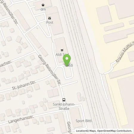 Standortübersicht der Tankstelle ALDI SÜD Immobilienverwaltungs-GmbH & Co. oHG in 80999 München