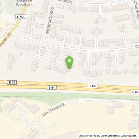 Standortübersicht der Tankstelle Sievering Gbr in 33098 Paderborn